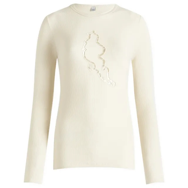 Baserange Women's Ponte Long Sleeve T-Shirt Undyed