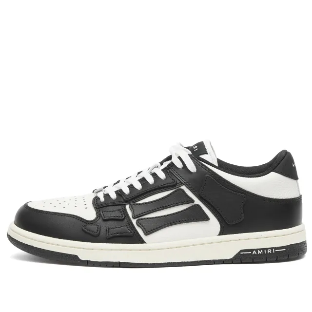 AMIRI Men's Skel Low Top Sneaker Black White