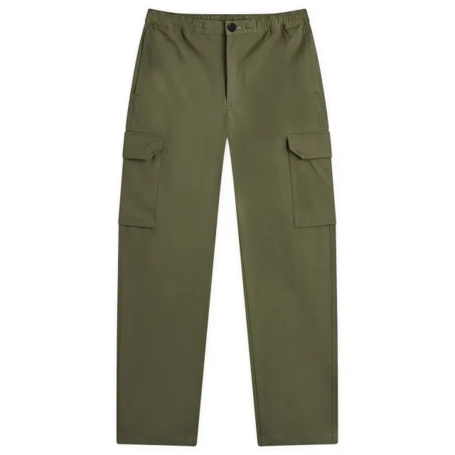 Paul Smith Men's Elastic Waist Cargo Pants Green
