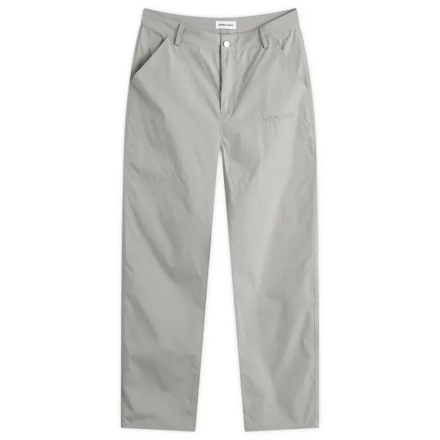 ANNIE HOOD Men's Nylon Track Pant Silver