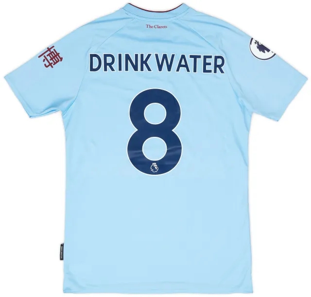 Umbro 2019-20 Burnley Match Issue Away Shirt Drinkwater #8