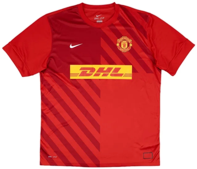 2012-13 Manchester United Nike Training Shirt - 8/10 - (XL)
