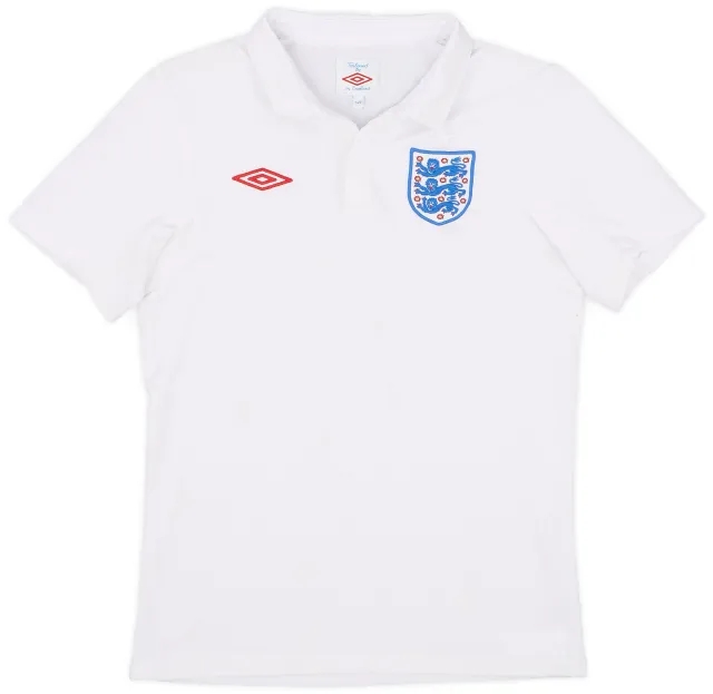 Umbro 2009-10 England Home Shirt - 8/10 - (L.Boys)
