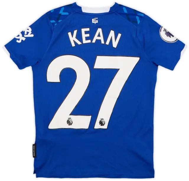 Umbro 2019-20 Everton Home Shirt Kean #27 - 9/10 - (S.Boys)