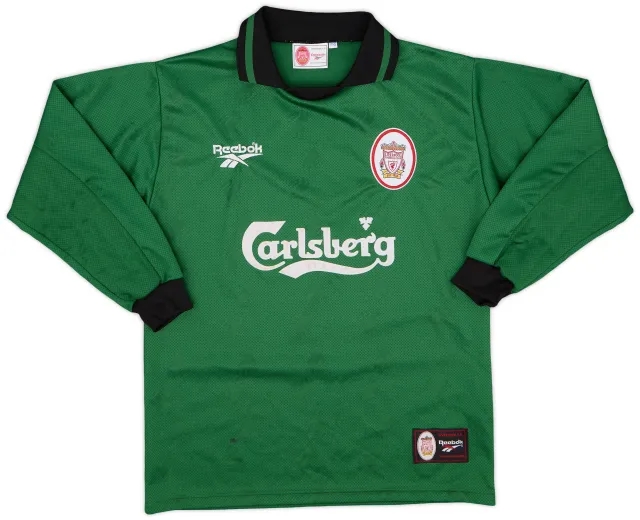 Reebok 1996-97 Liverpool GK Shirt - 7/10 - (Y)