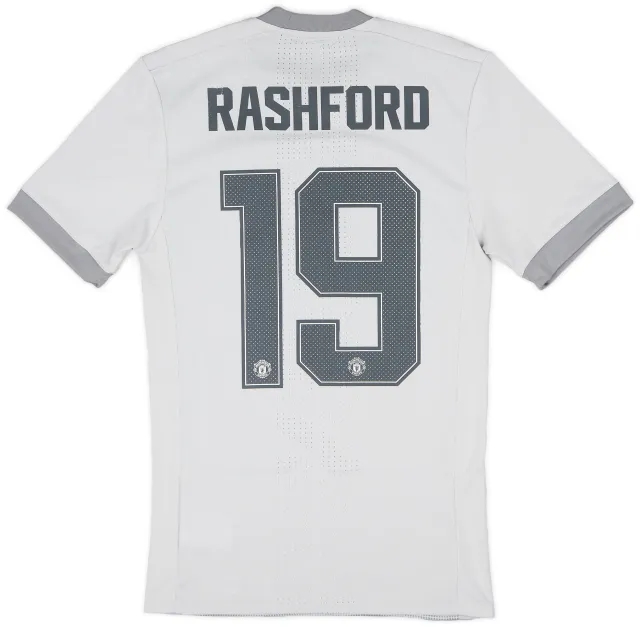 adidas 2017-18 Manchester United Authentic Third Shirt Rashford #19 - 6/10 - (XS)