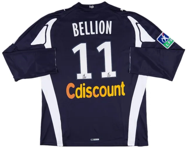 Puma 2007-08 Bordeaux Match Issue Home L/S Shirt Bellion #11