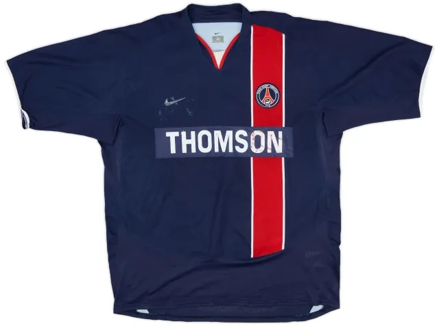 Nike 2002-03 Paris Saint-Germain Home Shirt - 4/10 - (XL)