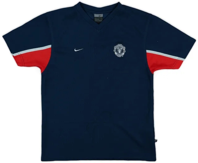 2002-03 Manchester United Nike Training Shirt - 6/10 - (XL.Boys)