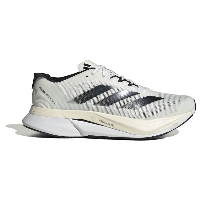 adidas Adizero Boston 12 - White - Mens