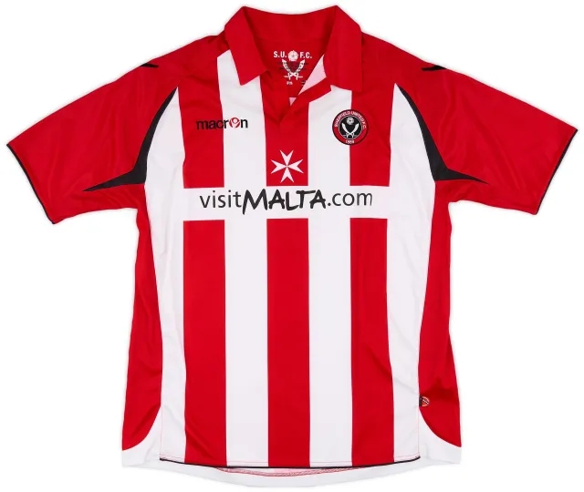 Macron 2009-10 Sheffield United Home Shirt - 9/10 - (XXL)