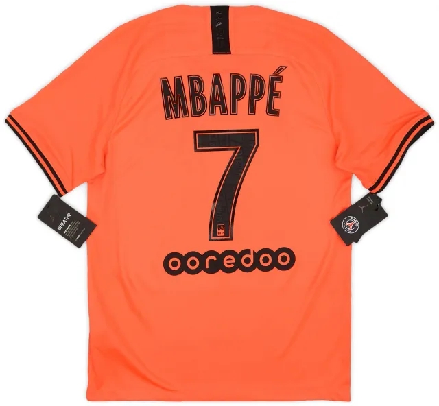 Nike 2019-20 Paris Saint-Germain Away Shirt Mbappe #7 (M)