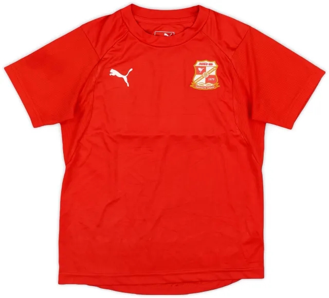 2018-19 Swindon Town Puma Training Shirt - 9/10 - (M.Boys)