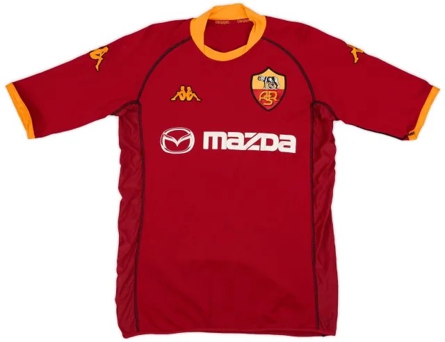 Kappa 2002-03 Roma Home Shirt #14 - 6/10 - (XL)