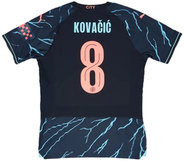 Puma 2023-24 Manchester City Match Issue FA Cup Third Shirt Kovacic #8