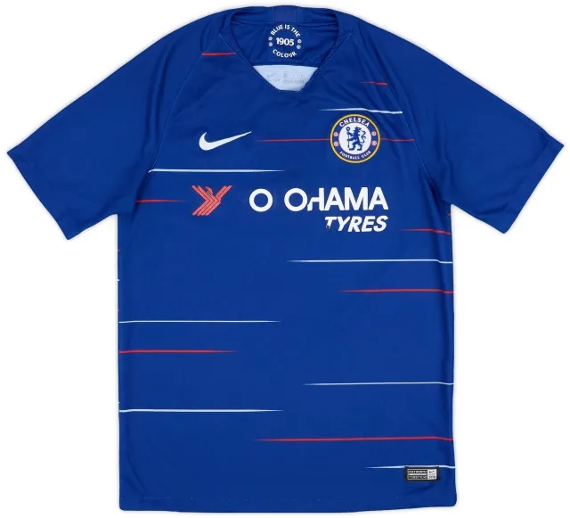 Nike 2018-19 Chelsea Home Shirt - 3/10 - (S)