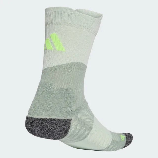 Adidas Running Boost Socks In Silver Green-Multi