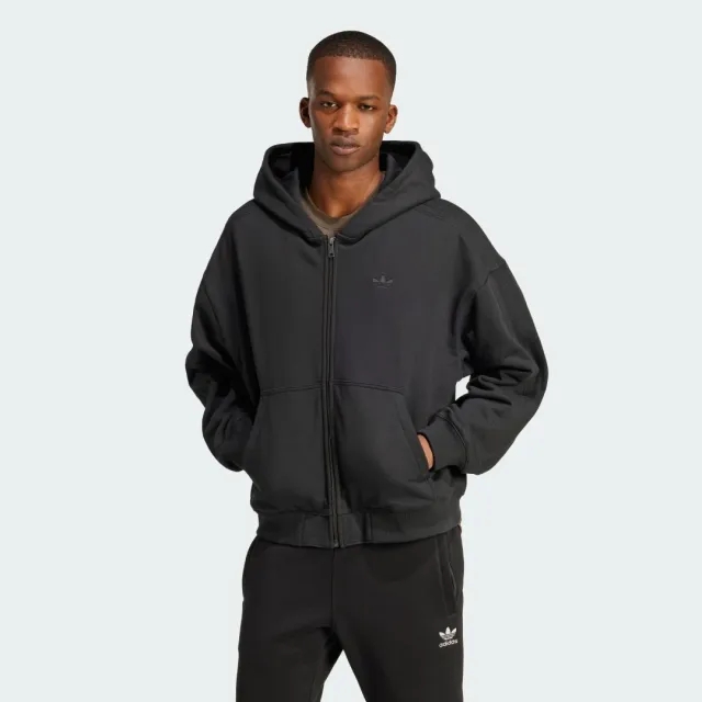 adidas Originals Men Premium Essentials Full Zip Hoodie