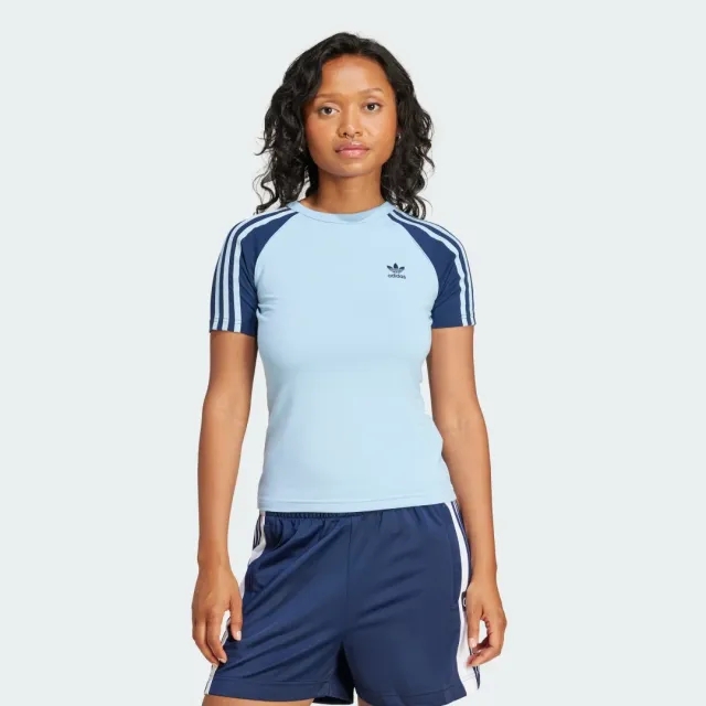 Adidas Originals Adicolor 3 Stripes Raglan Slim Short Sleeve T-shirt