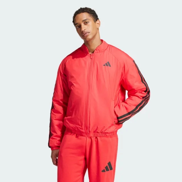 adidas Men Essentials 3 Stripes Insulated Bomber Jacket