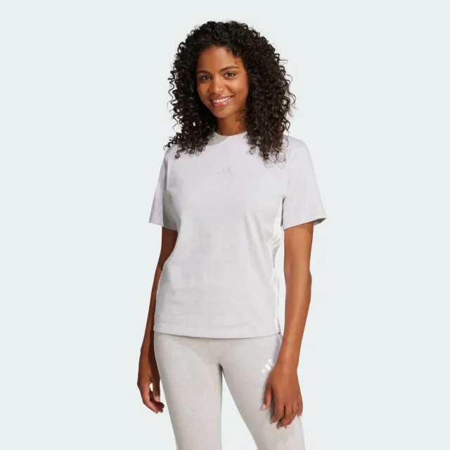Adidas Essentials 3 Stripes Cotton Short Sleeve T-shirt