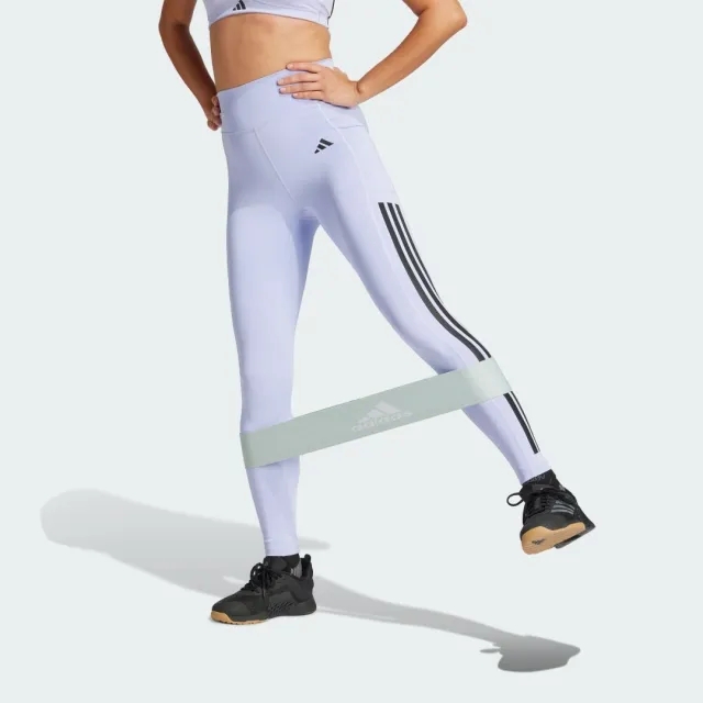 adidas Women Optime 3 Stripes Full Length Leggings