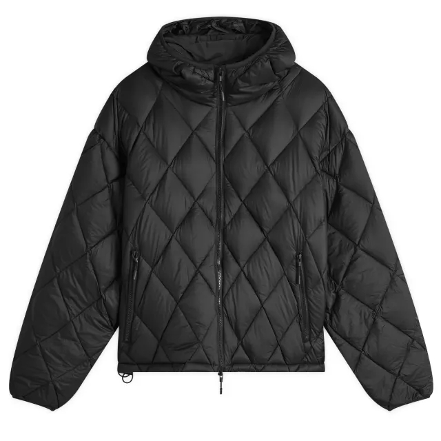 MKI Men's Translucent Diamond Bubble Jacket Black