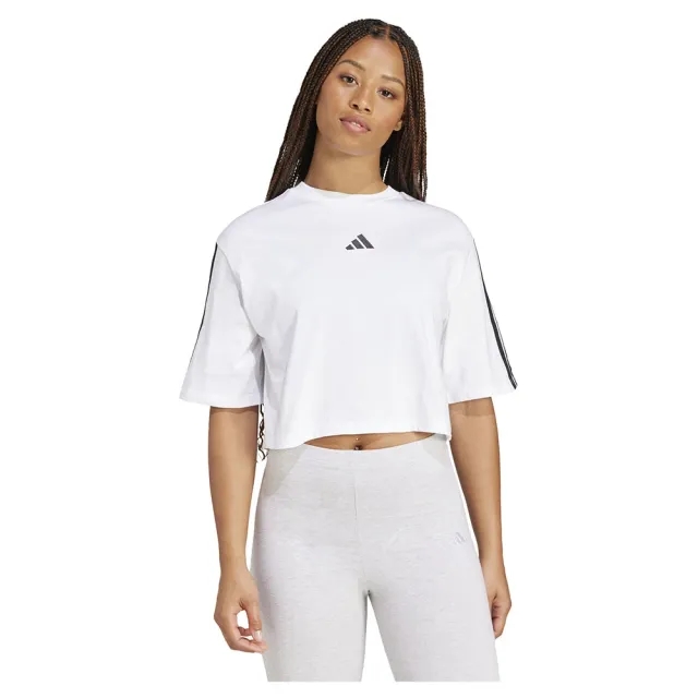 Adidas Essentials 3 Stripes Cotton Loose Short Sleeve T-shirt
