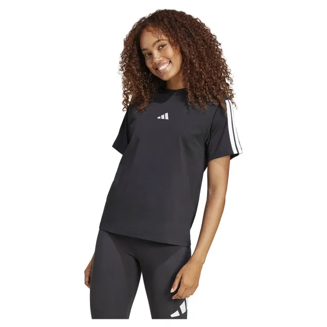 Adidas Essentials 3 Stripes Cotton Short Sleeve T-shirt