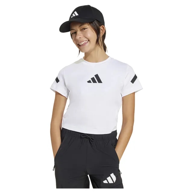 Adidas Z.n.e. Fitted Crop Short Sleeve T-shirt