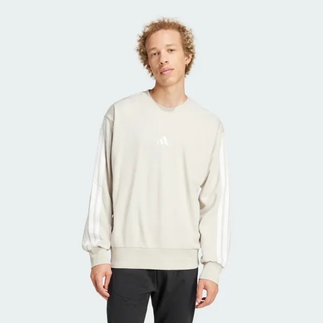 Adidas Essentials 3 Stripes French Terry Sweatshirt
