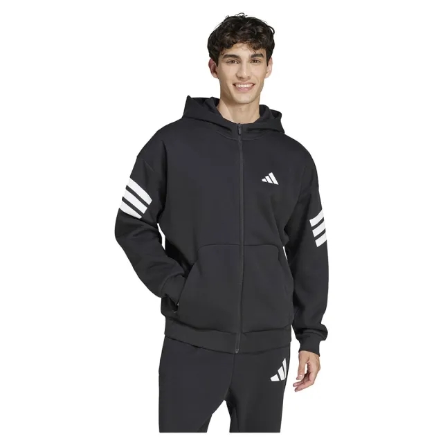Adidas Future Icons 3 Stripes Full Zip Sweatshirt