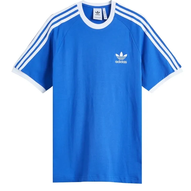 Adidas Originals Adicolor Classics 3-Stripes Tee In Blue