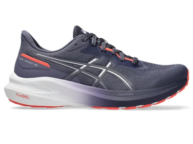 ASICS GT-1000 13 Stability Running Shoe Women - Blue Grey, White