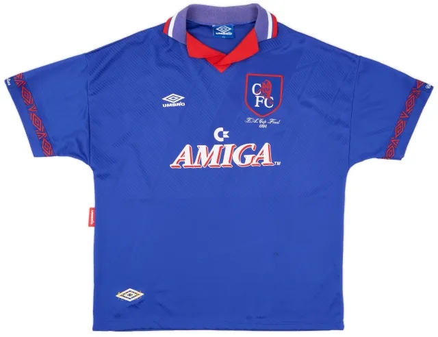 Umbro 1993-94 Chelsea Home Shirt Hoddle #20 - 9/10 - (XXL)