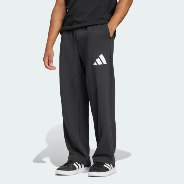 adidas Men Essentials Wide Leg 3 Bar Logo Pants