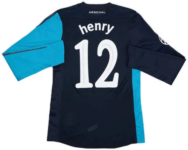 Nike 2011-12 Arsenal Player Issue Away L/S Shirt Henry #12 (M)