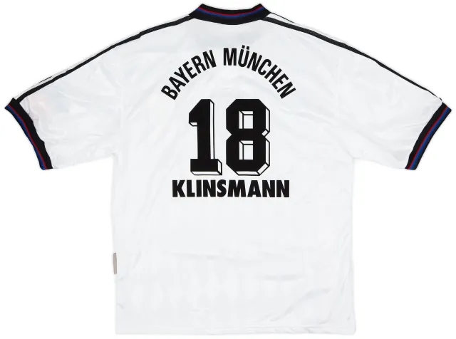 adidas 1996-98 Bayern Munich Away Shirt Klinsmann #18 (L)