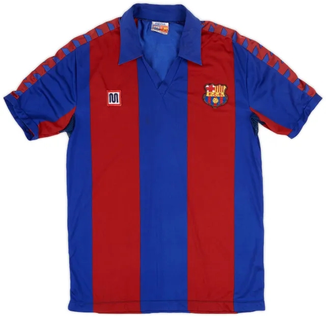 Meyba 1984-89 Barcelona Home Shirt - 8/10 - (M)