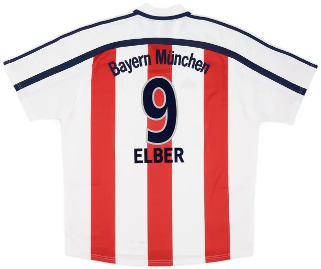 adidas 2000-01 Bayern Munich Away Shirt Elber #9 (XL)
