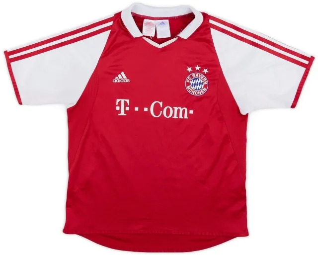 adidas 2004-05 Bayern Munich Home Shirt - 6/10 - (M.Boys)