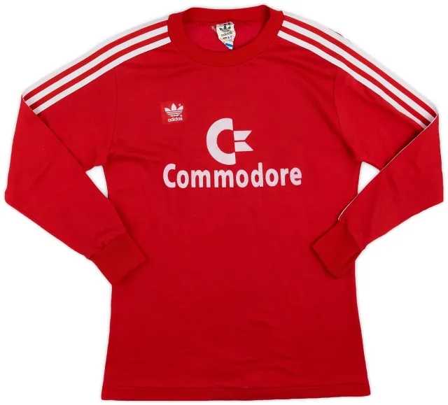 adidas 1987-88 Bayern Munich Home L/S Shirt - 8/10 - (S)