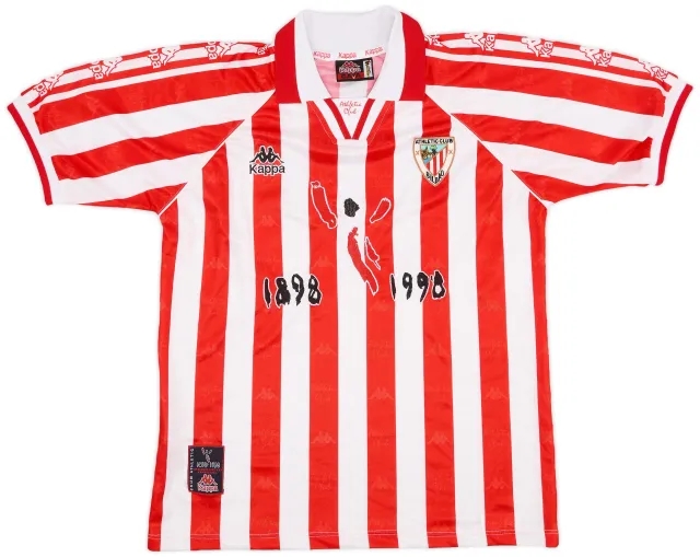 Kappa 1997-98 Athletic Bilbao Centenary Home Shirt - 8/10 - (S)