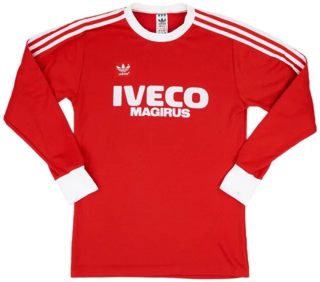 adidas 1983-84 Bayern Munich Home L/S Shirt - 9/10 - (M)