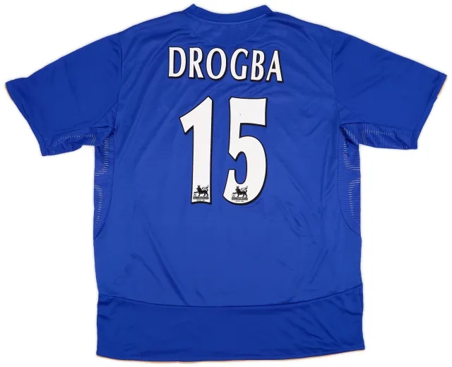 Umbro 2005-06 Chelsea Centenary Home Shirt Drogba #15 (XXL)