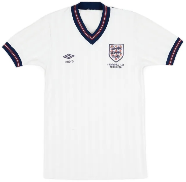 Umbro 1986 England Home Shirt - 8/10 - (S)