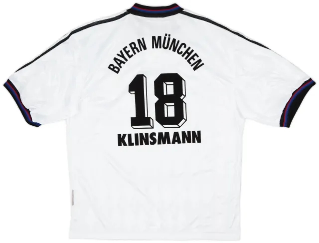 adidas 1996-98 Bayern Munich Away Shirt Klinsmann #18 (L)