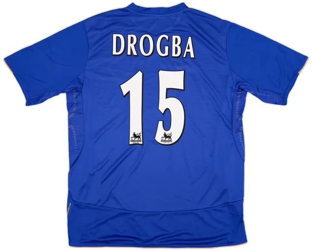 Umbro 2005-06 Chelsea Centenary Home Shirt Drogba #15 (XL)
