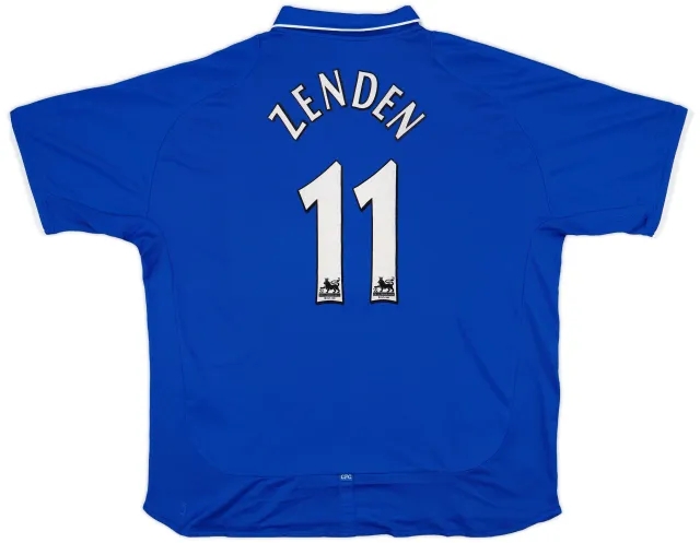 Umbro 2001-03 Chelsea Home Shirt Zenden #11 - 8/10 - (XXL)