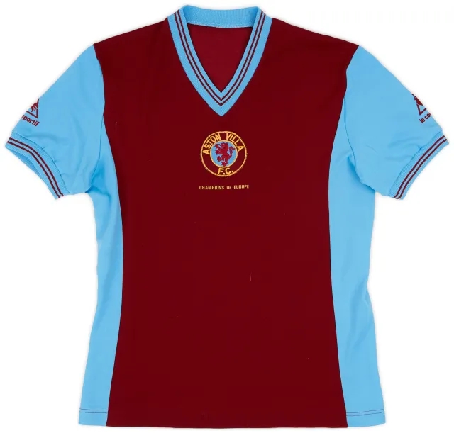 LeCoqSportif 1982-83 Aston Villa Home Shirt - 9/10 - (S)